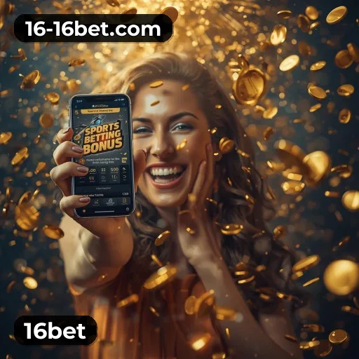 App 16bet para iOS e Android — interface mobile, login biométrico e PIX integrado
